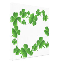 Shamrocks Canvas Prints