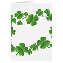 Shamrocks Greeting Cards