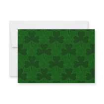 Shamrocks Personalized Invitation