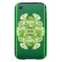 Shamrocks iPhone 3G/3GS Tough Case Tough iPhone 3 Cases