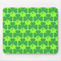 SHAMROCKS! MOUSE PAD