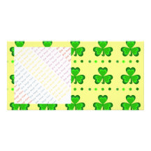 Shamrocks on Gold Photo Cards