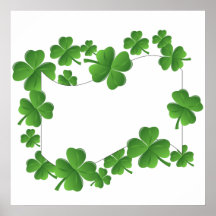 Shamrocks Print