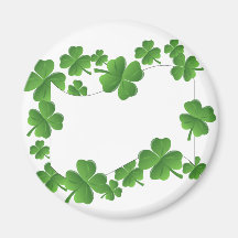 Shamrocks Refrigerator Magnet
