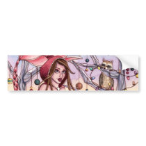 Shanna - Christmas Mermaid Bumper Sticker