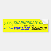 Shannondale.org Bumper Stcker w/ Logo Bumper Sticker