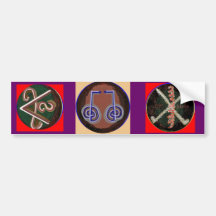 Shanti = Peace Bumper Stickers