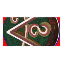 Shanti = Peace Customized Photo Card