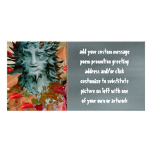 Shape Shifter Customized Photo Card