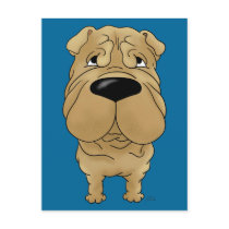 Shar-Pei - Big Nose and Butt Postcards