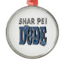Shar Pei DUDE Christmas Tree Ornament