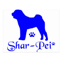 SHAR PEI POSTCARD