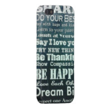 Share hugs kisses laugh love new thank compassion iPhone 5 case