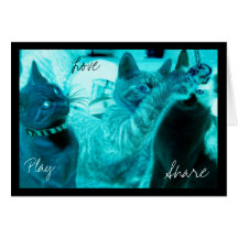 Share, Love, Play... Greeting Cards