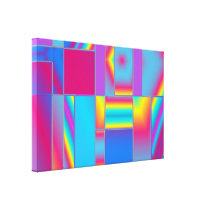 Sharing Happiness 2 Abstract Art Wrapped Canvas canvas prints