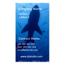 Shark Attack Business Card