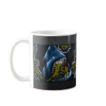 Shark attack graffiti mugs