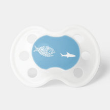 Shark attack pacifiers