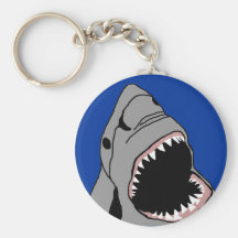 Shark bite key chain