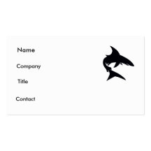 shark card. business cards