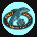 Shark Cirlce Travel Club stickers
