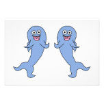 Shark Couple, Dancing. Custom Invitation