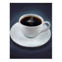 Shark Fin Coffee Postcard