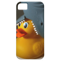 Shark Hat Rubber Duck iPhone 5 Cover