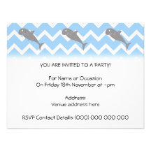 Shark. Personalized Announcement