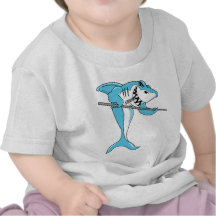 Shark Playing Billiards Shirts