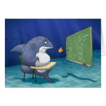 Shark School Note Card