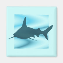 Shark silhouette Magnet