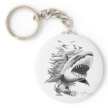 Shark Styles by FishTs.com Keychain