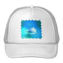 Shark Swimming Under the Surface Baseball Hat