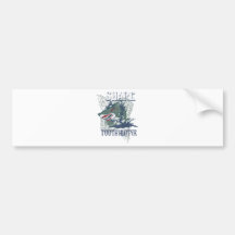 SHARK TOOH HUNTER BUMPER STICKERS
