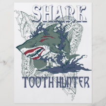 SHARK TOOH HUNTER CUSTOM FLYER