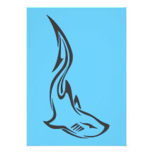 shark-tribal-style-vector custom invitations