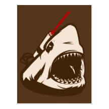 Shark with a Frickin' Laser Beam Postcards