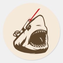 Shark with a Frickin' Laser Beam Stickers