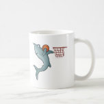 sharking dunking basketball mug
