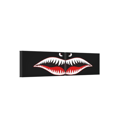 Sharkmouth Canvas Prints