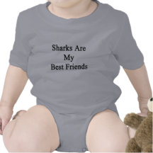 Sharks Are My Best Friends Baby Creeper