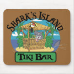 Shark's Island Tiki Bar Mouse Pads