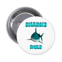 Sharks Rule Pin