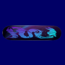 Sharp Blue Dragon Skateboard skateboards
