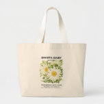 Shasta Daisy, Giant White, Roudabush's Seed Store Canvas Bag