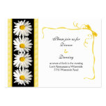 Shasta Daisy Wedding Reception Card Business Cards