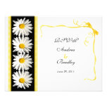 Shasta Daisy Wedding Response Card Invite