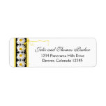 Shasta Daisy Wedding Return Address Label