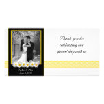 Shasta Daisy Wedding Thank You Photo Card